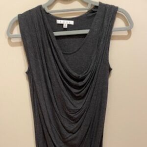 Cabi 105 - Overlay Sleeveless Cowl Neck Tee - Size X-Small.